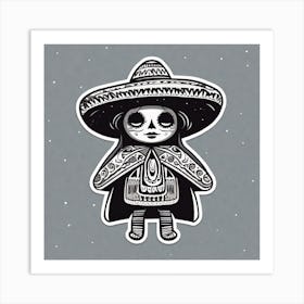 Day Of The Dead Girl 1 Art Print