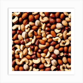 Nuts As A Frame (86) Art Print