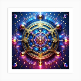 Abstract Psychedelic Art Art Print