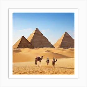 Pyramids Of EGYPT Art Print