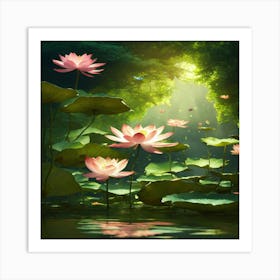 Lotus Flower 10 Art Print