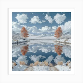 Winter Landscape 9 Art Print