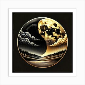 Yin Yang 87 Art Print