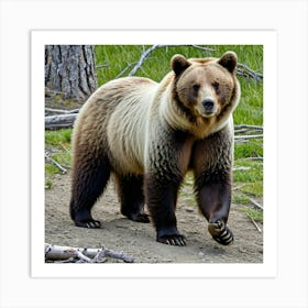 Grizzly Bear 8 Art Print