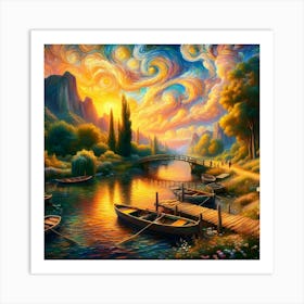 Starry Night 28 Art Print