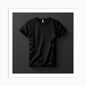 Black T - Shirt 7 Art Print