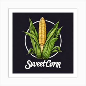 Sweetcorn As A Logo (44) Art Print