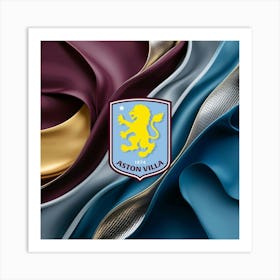 Aston Villa F.C Logo Wall Art 12 Art Print