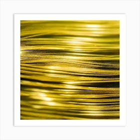 Gold Wire Background Poster