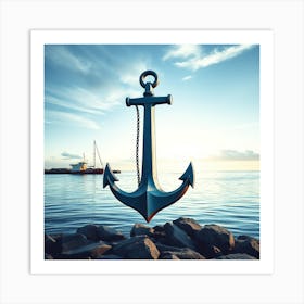 Anchor Stock Videos & Royalty-Free Footage Art Print