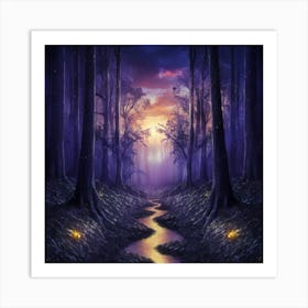 Fairytale Forest 1 Art Print