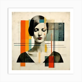 Bauhaus Israeli Woman 04+ Art Print