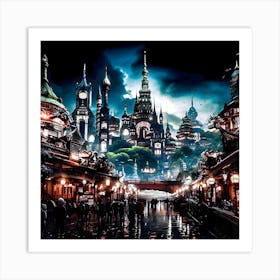 City At Night Art Print