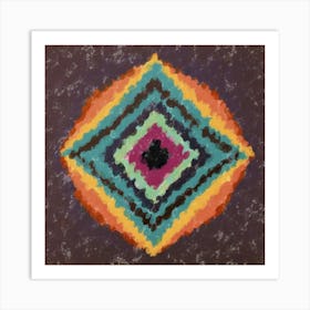 Spectral Twist Diamond Art Print