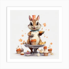 Chipmunk Art Print