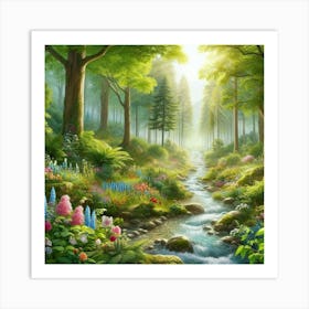 Beautiful Forest 1 Art Print