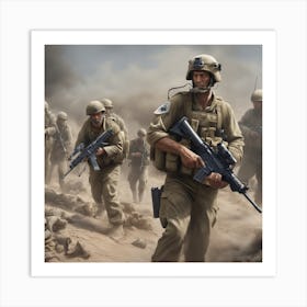 U S Army Soldiers Art Print
