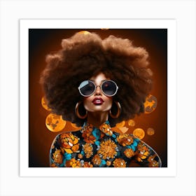 Afro Girl 65 Art Print