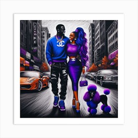 Sexy Couple 1 Art Print