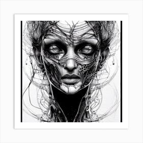 Face Of A Woman Art Print