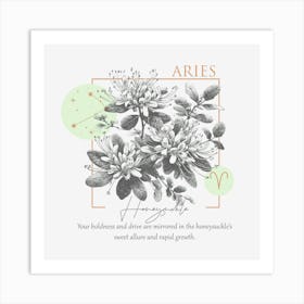 Aries Of The Zodiac. Art Print