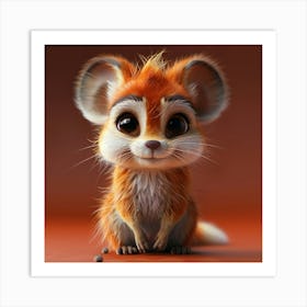 Cute Fox 66 Art Print