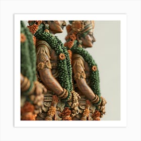 Three Hindu Gods Art Print