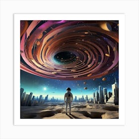 Space Vortex Art Print