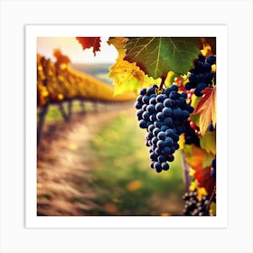 Grapes On The Vine 1 Art Print