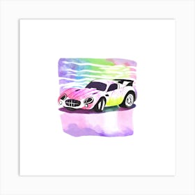 Racing car Art Print