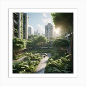 Green City Art Print