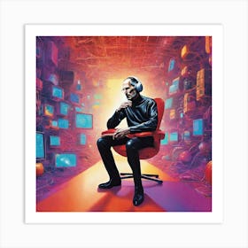 Steve Jobs 11 Art Print