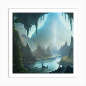 Fantasy Landscape 5 Art Print