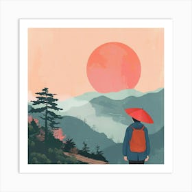 Asian Landscape Art Print