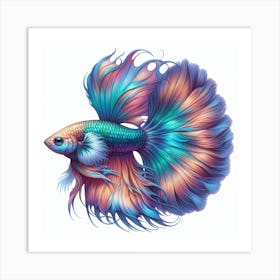 Fish of Guppy 2 Art Print