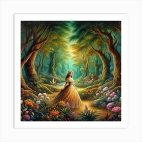 beautiful lady43 Art Print