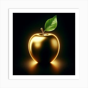 Golden Apple 2 Art Print