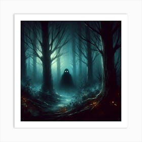 Ghost in the forest2 Art Print