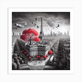 Attractive Paris 1 Art Print