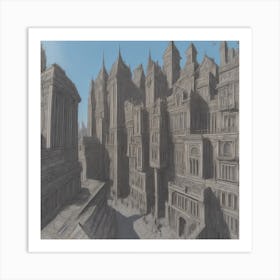 Architecture Sketch Art Print