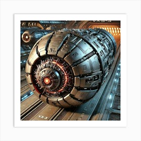 Planet Shattering Bomb Art Print