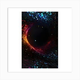 Fractal Galaxy Art Print