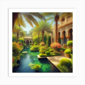 Mediterranean Garden Art Print