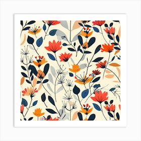 Floral Pattern Art Print