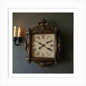 Default Clock Decor 1 Art Print