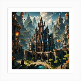 Fantasy Castle 16 Art Print