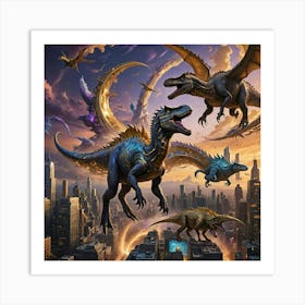 Jurassic Sky Art Print