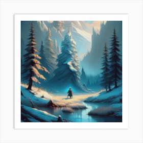 Frozen Wonderland Art Print