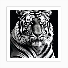 Tiger 33 Art Print