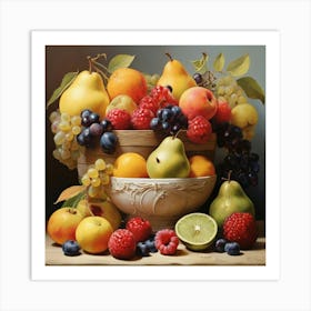 Fruit Bowl Art Print